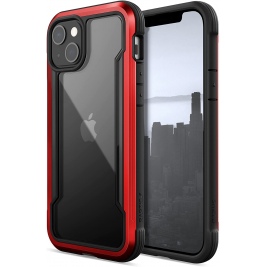 X-Doria Raptic Shield Pro Ανθεκτική Αντιμικροβιακή Θήκη Apple iPhone 13 - Red (473767)