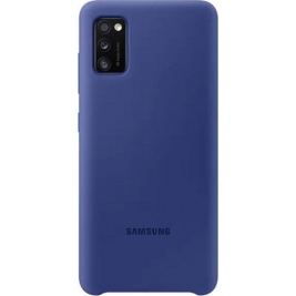 Official Samsung Silicone Cover Θήκη Σιλικόνης Samsung Galaxy A41 - Blue (EF-PA415TLEGEU)
