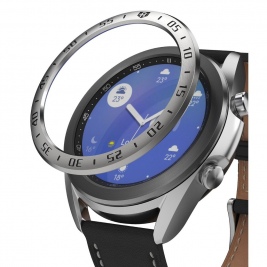 Ringke Bezel Styling - Samsung Galaxy Watch 3 41mm - Silver (8809716078110)