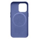 Θήκη iphone 13 mini 5.4" QIALINO leather back pattern with magsafe-blue