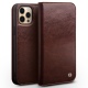 Θήκη iphone 13 Pro genuine Leather QIALINO Classic Wallet Case-Brown