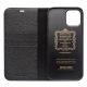 Θήκη iphone 12 Pro Max QIALINO Detachable Magnetic Leather Kickstand Wallet Case-black