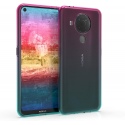 KWmobile Θήκη Σιλικόνης Nokia 5.4 - Bicolor / Dark Pink / Blue / Transparent (54166.01)