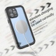 Θήκη αδιάβροχη iPhone 13 Pro Max 6.7" Waterproof Covering Clear Back case Redpepper-Black/Dark grey