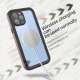 Θήκη αδιάβροχη iPhone 13 Pro Max 6.7" Waterproof Covering Clear Back case Redpepper-Black/Red