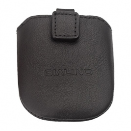 Napa Leather case QIALINO for Airpods- Black