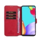 Θήκη Samsung Galaxy A52 4G/ 5G DG.MING Retro Style Wallet Leather Case-Red