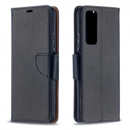 Θήκη Huawei P Smart 2021 PU Leather Wallet Stand Phone Case-black