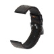 Universal Λουράκι για Smartwatches 22mm Genuine Leather QIALINO- Black