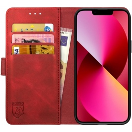 Rosso Element PU Θήκη Πορτοφόλι Apple iPhone 13 - Red (8719246324819)