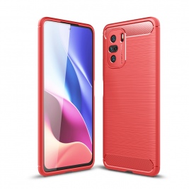 Θήκη Xiaomi Poco F3 Carbon Case Flexible -Red