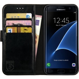 Rosso Element PU Θήκη Πορτοφόλι Samsung Galaxy S7 Edge - Black (8719246126420)