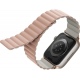 Uniq Revix Μαγνητικό Λουράκι Premium Σιλικόνης Apple Watch SE/7/6/5/4/3 (41/40/38mm) - Pink / Beige (UN
