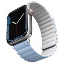 Uniq Revix Μαγνητικό Λουράκι Premium Σιλικόνης Apple Watch SE/8/7/6/5/4 (41/40mm) - White / Blue (UNIQ-41MM-REVWHTBLU)