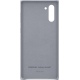Official Samsung Leather Cover - Δερμάτινη Θήκη Samsung Galaxy Note 10 - Grey (EF-VN970LJEGWW)