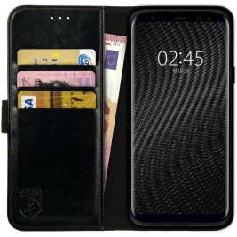 Rosso Element PU Θήκη Πορτοφόλι Samsung Galaxy S9 Plus - Black (8719246134067)