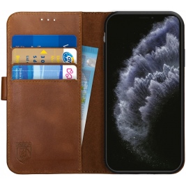 Rosso Deluxe Δερμάτινη Θήκη Πορτοφόλι Apple iPhone 11 Pro - Brown (8719246206054)