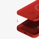 Crong Color Magnetic Θήκη MagSafe Premium Σιλικόνης Apple iPhone 13 Pro - Red (CRG-COLRM-IP1361P-RED)