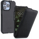Kalibri Δερμάτινη Θήκη Flip Apple iPhone 13 Pro - Ultra Slim Leather Protective Phone Cover - Black (56411.01)