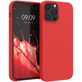 KWmobile Θήκη Σιλικόνης Apple iPhone 12 Pro Max - Soft Flexible Rubber Cover - Red (52644.09)