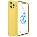 Bodycell Square Liquid Θήκη Σιλικόνης - Apple iPhone 12 Pro Max - Yellow (5206015060267)