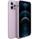 Bodycell Square Liquid Θήκη Σιλικόνης - Apple iPhone 12 Pro Max - Light Violet (5206015065071)