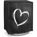 KW Κάλυμμα για Επαγγελματικό Μπλέντερ Thermomix TM5 / TM6 - White / Black / Brushed Heart (55449.03)