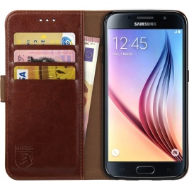 Rosso Element PU Θήκη Πορτοφόλι Samsung Galaxy S6 - Brown (8719246127625)