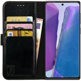 Rosso Element PU Θήκη Πορτοφόλι Samsung Galaxy Note 20 - Black (8719246252600)