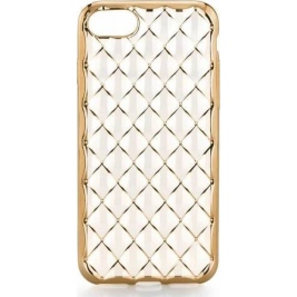 Θήκη iphone 7 plus 5.5" diamonds luxury gelly case-gold