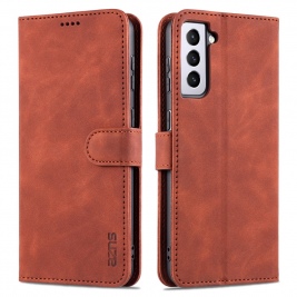 Θήκη Samsung Galaxy S21 FE 5G AZNS Wallet Leather Stand-Brown