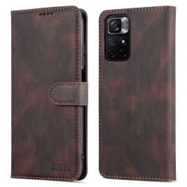 Θήκη Xiaomi Poco M4 Pro 5G AZNS Wallet PU Leather Stand-Brown