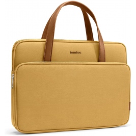 Tomtoc Premium Lady Handle Bag - Τσάντα Μεταφοράς Laptop έως 14" - Yellow (H21-C01Y01)