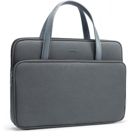 Tomtoc Premium Lady Handle Bag - Τσάντα Μεταφοράς Laptop έως 14" - Gray (H21-C01G01)