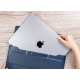 SwitchEasy Easy Stand - Δερμάτινη Θήκη / Βάση για MacBook Pro 15"-16" - Midnight Blue (GS-105-103-201-63)