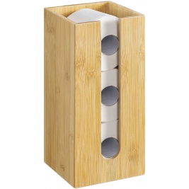 Navaris Bamboo Toilet Paper Roll Holder - Χαρτοθήκη Δαπέδου από Μπαμπού - 15 x 15 x 33 cm (54643.01)