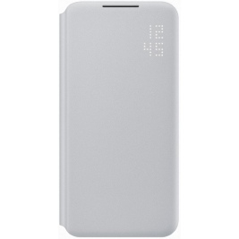 Official Samsung Smart LED View Cover - Flip Θήκη Samsung Galaxy S22 Plus 5G - Light Gray (EF-NS906PJEGEE)
