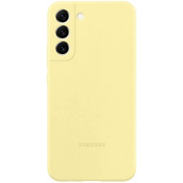 Official Samsung Silicone Cover Θήκη Σιλικόνης - Samsung Galaxy S22 Plus 5G - Yellow (EF-PS906TYEGWW)