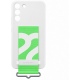 Official Samsung Θήκη Σιλικόνης Strap Cover - Samsung Galaxy S22 Plus 5G - White (EF-GS906TWEGWW)