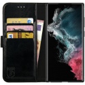 Rosso Element PU Θήκη Πορτοφόλι Samsung Galaxy S22 Ultra 5G - Black (8719246343100)