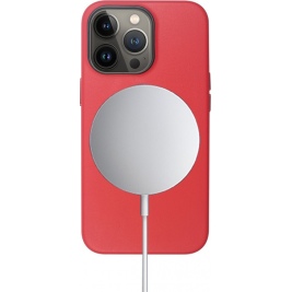 Vivid Leather Case - Σκληρή Θήκη Magsafe Apple iPhone 13 Pro - Red (VIMAGLE197RD)