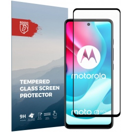 Rosso Tempered Glass - FullFace Αντιχαρακτικό Προστατευτικό Γυαλί Οθόνης Motorola Moto G60S
