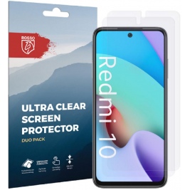 Rosso Ultra Clear Screen Protector - Μεμβράνη Προστασίας Οθόνης - Xiaomi Redmi 10 - 2 Τεμάχια (87