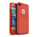 Θήκη iPhone 7 4.7'' IPAKY Orginal Full Protection PC Matte Cover + Screen Protector-Red
