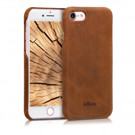 Kalibri Σκληρή Δερμάτινη Θήκη iPhone 8 / 7 - Brown (39345.05)