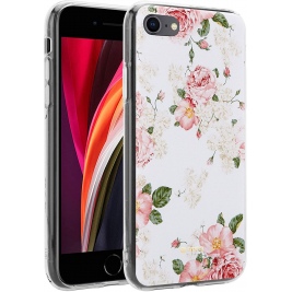 Crong Flower Θήκη Σιλικόνης Apple iPhone SE 2020 / 8 / 7 - Pattern 02 (CRG-FLR-IP8-02)