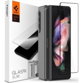 Spigen GLAS.tR Slim Premium Tempered Glass & Hinge Film - Σετ FullFace Αντιχαρακτικό Γυαλί Samsung Glaxy Z 
