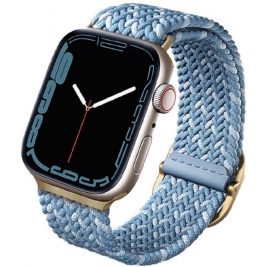 Uniq Aspen Braided Band - Premium Πλεκτό Λουράκι Apple Watch SE/7/6/5/4/3 (41/40/38mm) - Cerulean Blue (UNIQ-41MM-A