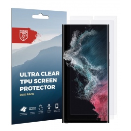 Rosso Ultra Clear Screen Protector - Μεμβράνη Προστασίας Οθόνης - Samsung Galaxy S22 Ultra 5G - 2 Τε