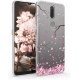 KWmobile Θήκη Σιλικόνης Nokia 2.4 - Cherry Blossoms / Pink / Dark Brown / Transparent (55163.01)